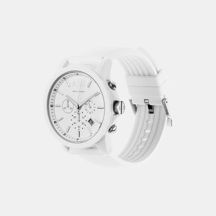 Armani Exchange Outerbanks AX1325 Blue Dial Silicone Men&