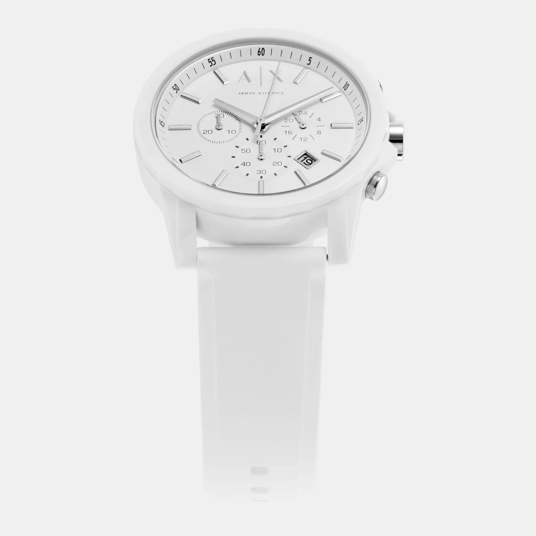 Armani Exchange Outerbanks AX1325 Blue Dial Silicone Men&