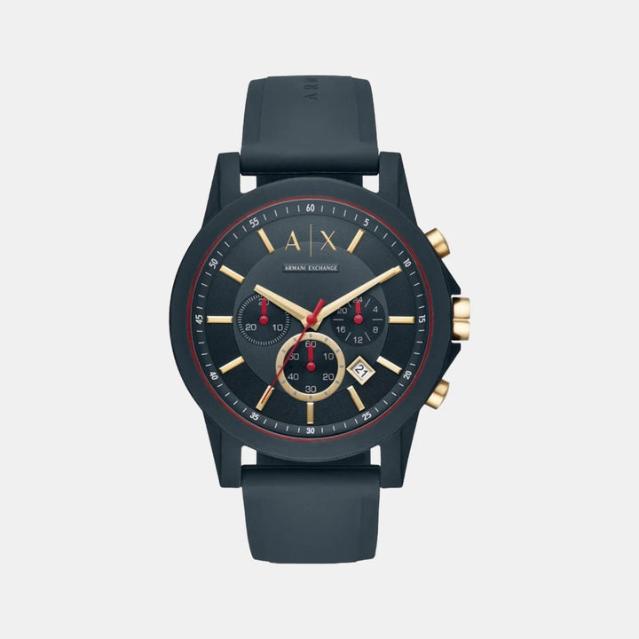 Armani Exchange Outerbanks AX1335 Grey Dial Silicone Men&