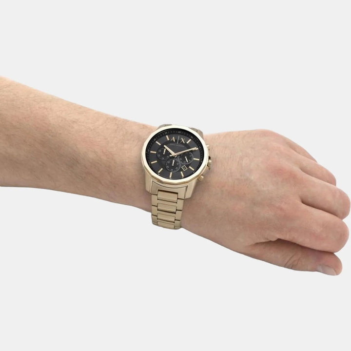 Armani Exchange Cayde AX1721 Chronograph Gold Tone Men&