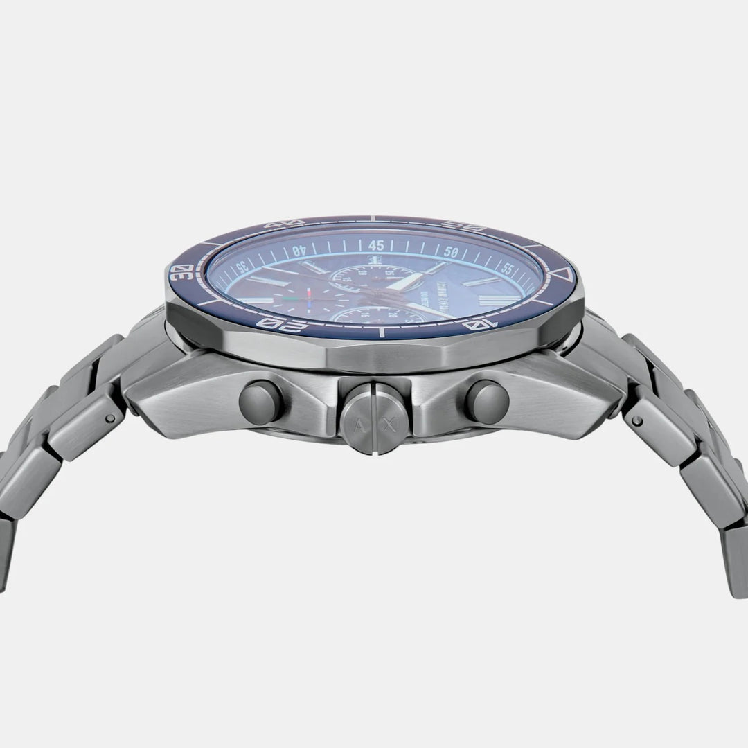 Armani Exchange Spencer AX1967 Skeleton Blue Dial Automatic Men&