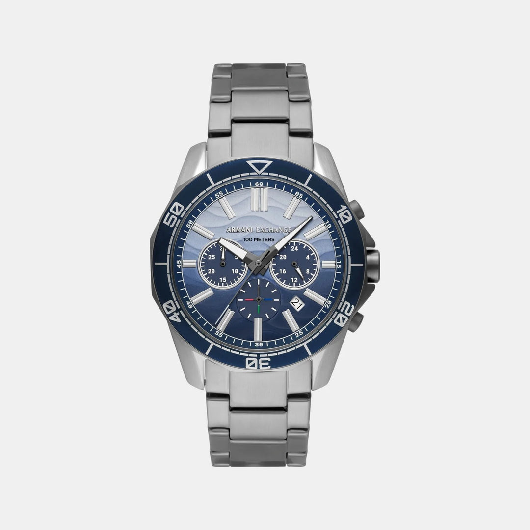 Armani Exchange Spencer AX1967 Skeleton Blue Dial Automatic Men&