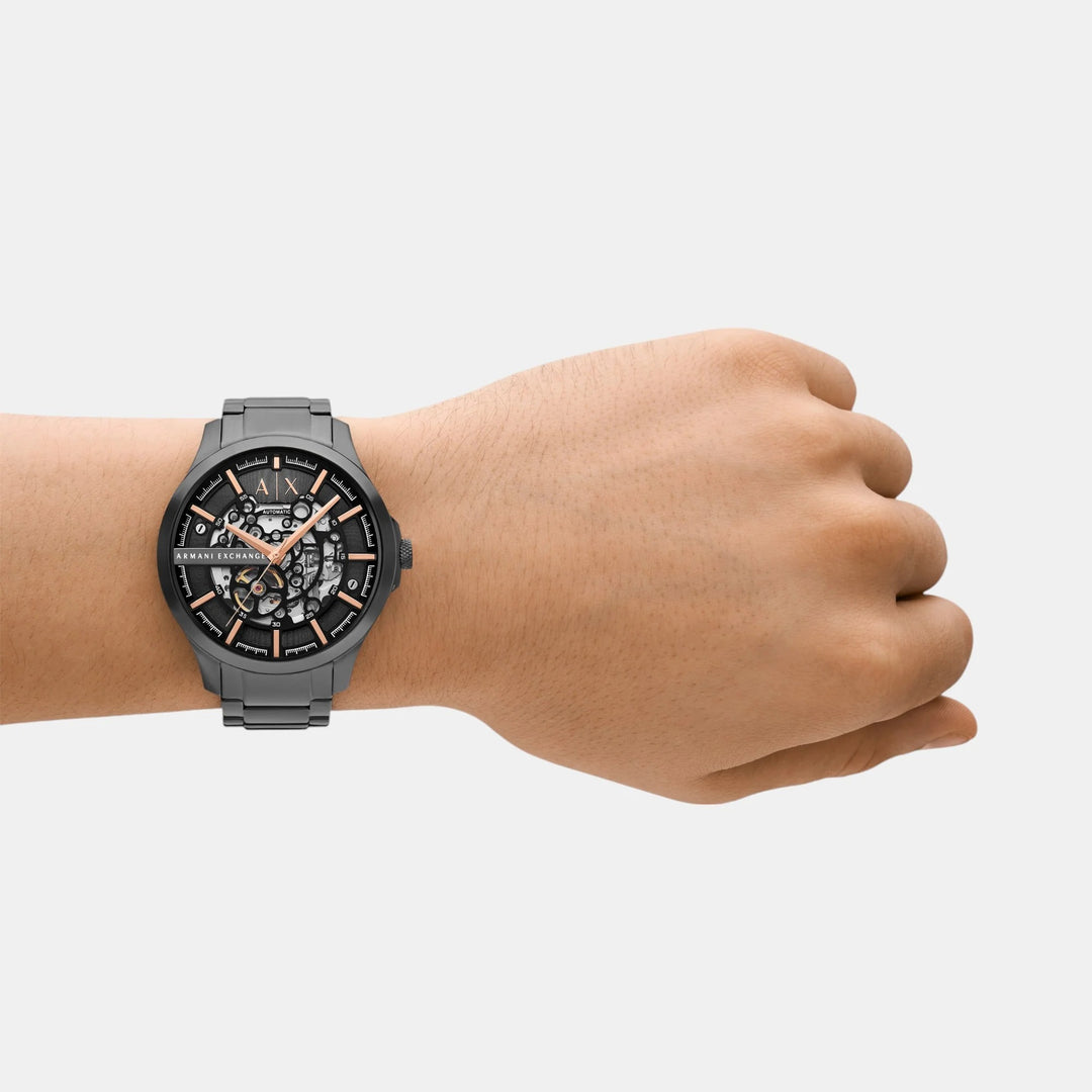 Armani Exchange Hampton AX2458 Skeleton Blue Automatic Men&