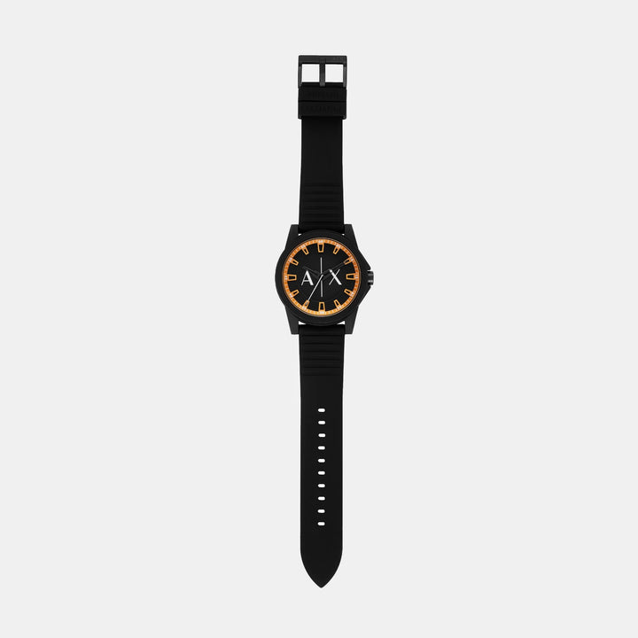 Armani Exchange Dreaxler AX2536 Black Dial Silicone Men&