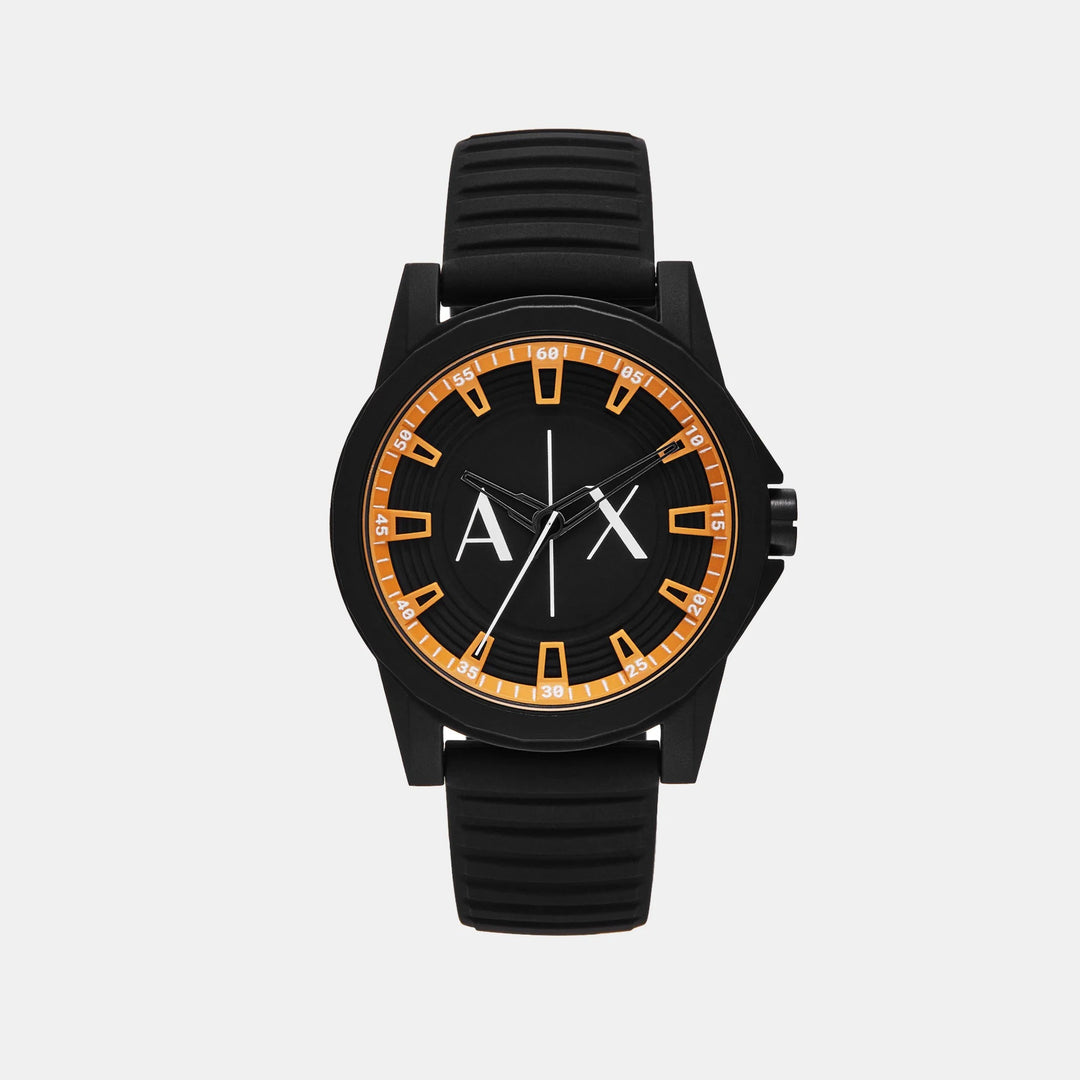Armani Exchange Dreaxler AX2536 Black Dial Silicone Men&