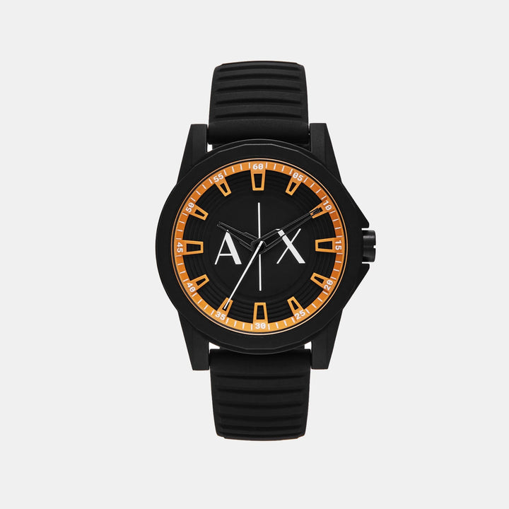 Armani Exchange Dreaxler AX2536 Black Dial Silicone Men&
