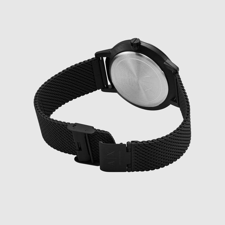 Armani Exchange Cayde AX2760 Black Matte Mesh Bracelet Men&