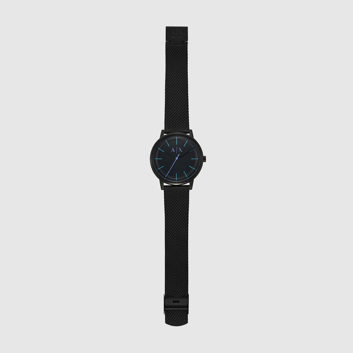 Armani Exchange Cayde AX2760 Black Matte Mesh Bracelet Men&