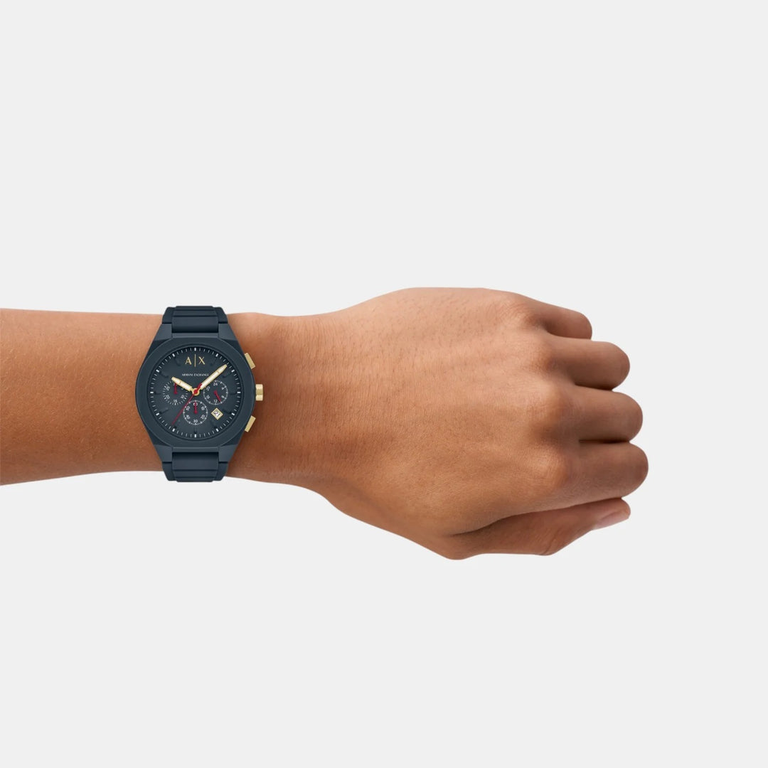 Armani Exchange SYNC AX4168 Rose Gold Mesh Bracelet Women&