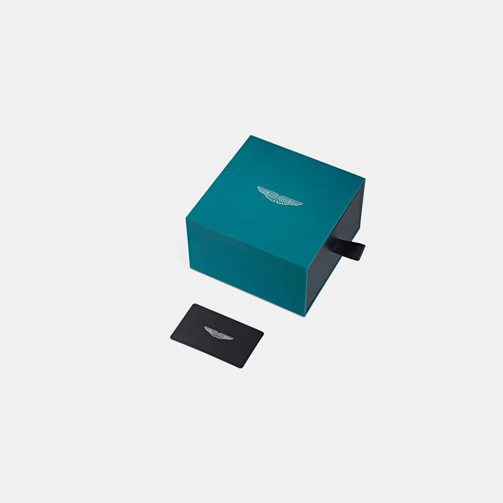 Aston Martin Icon 40mm Podium Green Dial Square Case Men&