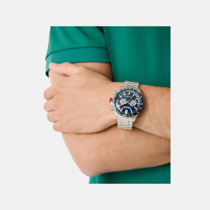 Aston Martin Icon 44mm Green Dial Square Chronograph Men&