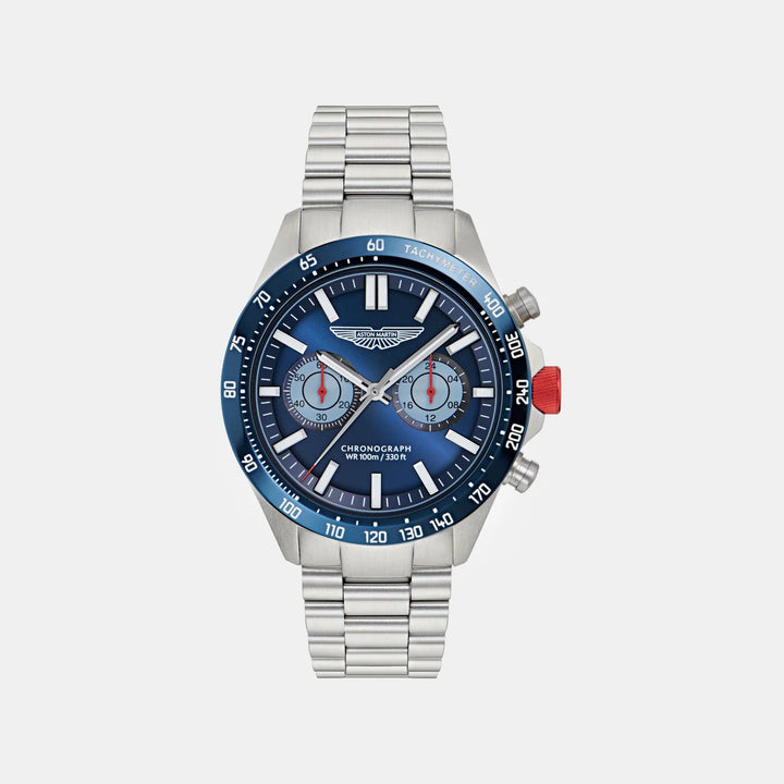 Aston Martin Icon 44mm Green Dial Square Chronograph Men&