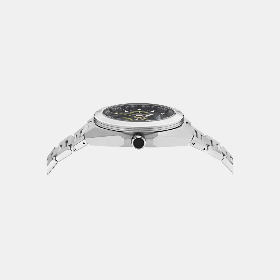Aston Martin Thrill 42mm Black Dial Octagonal Multi-Function Steel Men&