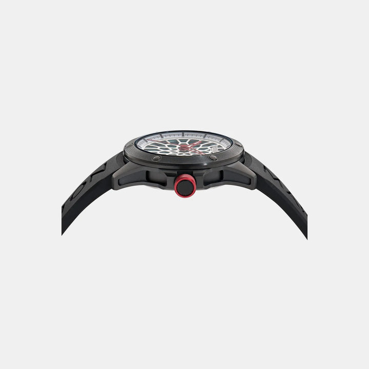 Aston Martin Thrill 42mm Black Dial Automatic Skeleton Silicone Men&