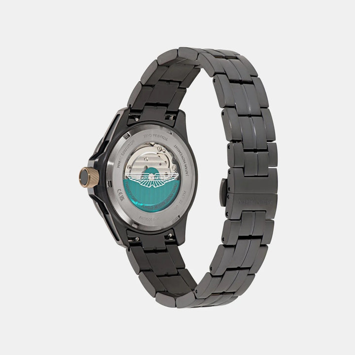 Aston Martin Thrill 42mm Black Dial Automatic Skeleton Steel Men&