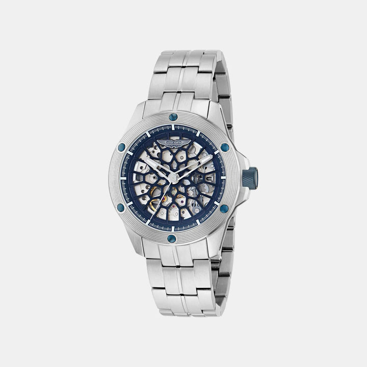 Aston Martin Thrill 42mm Silver Dial Automatic Skeleton Titanium Men&