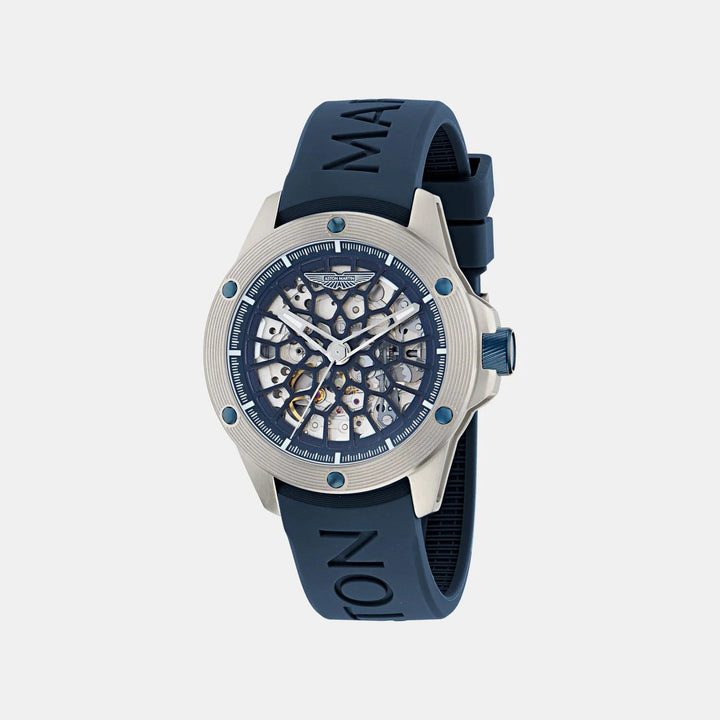 Aston Martin Thrill 42mm Silver Dial Automatic Skeleton Titanium Men&