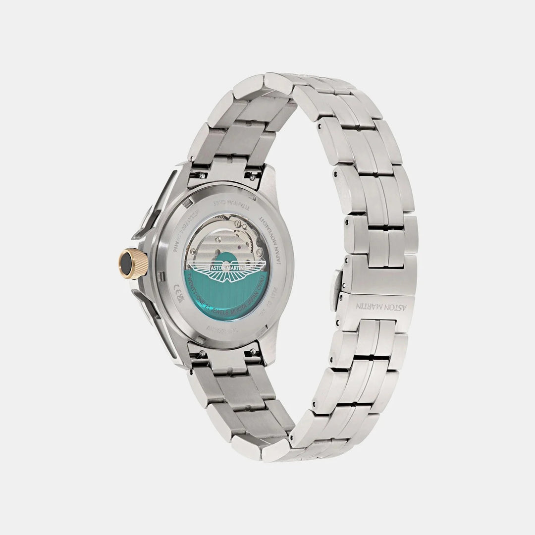 Aston Martin Thrill 42mm Green Dial Automatic Skeleton Steel Men&