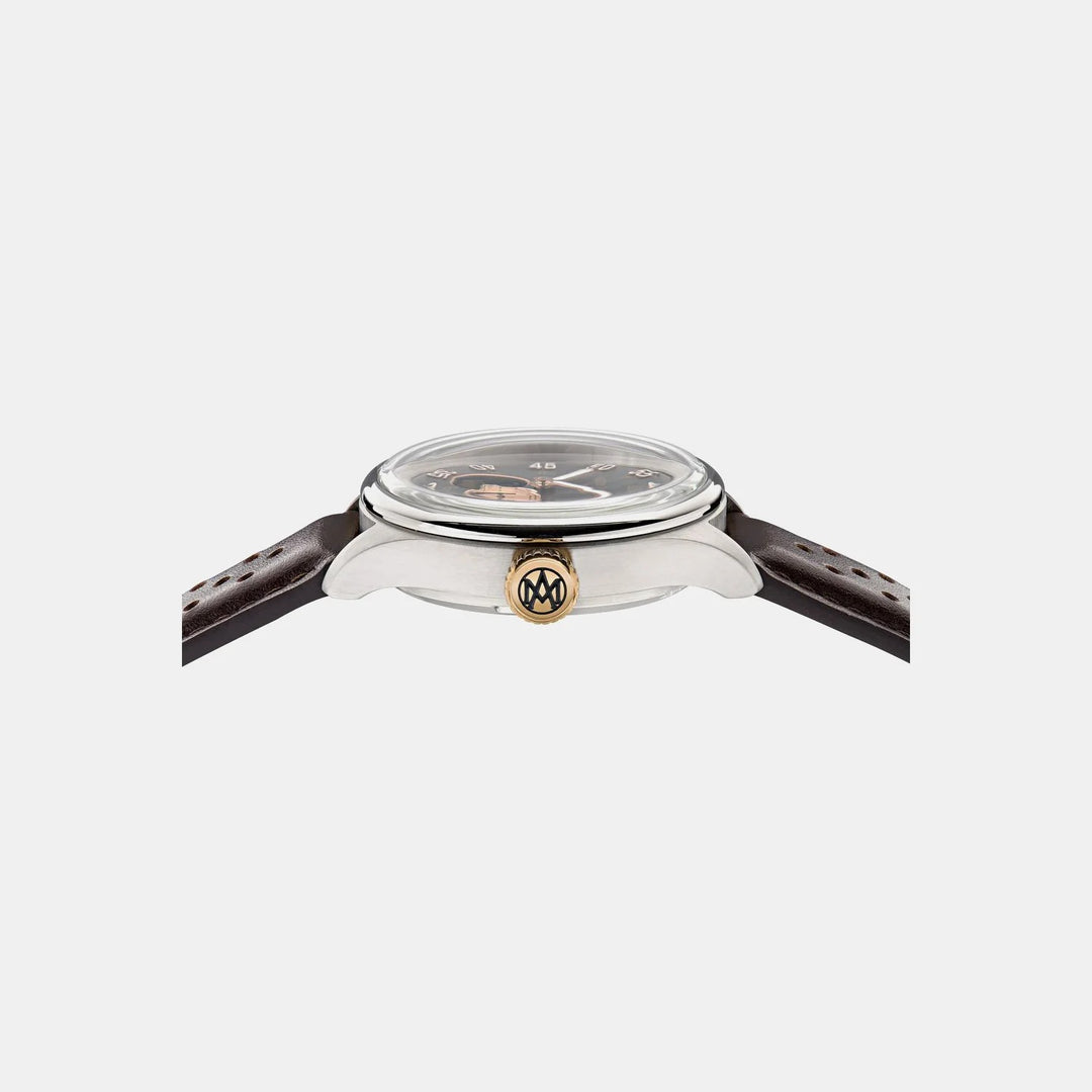 Aston Martin Timeless 41mm Black Skeleton Dial Automatic Leather Men&