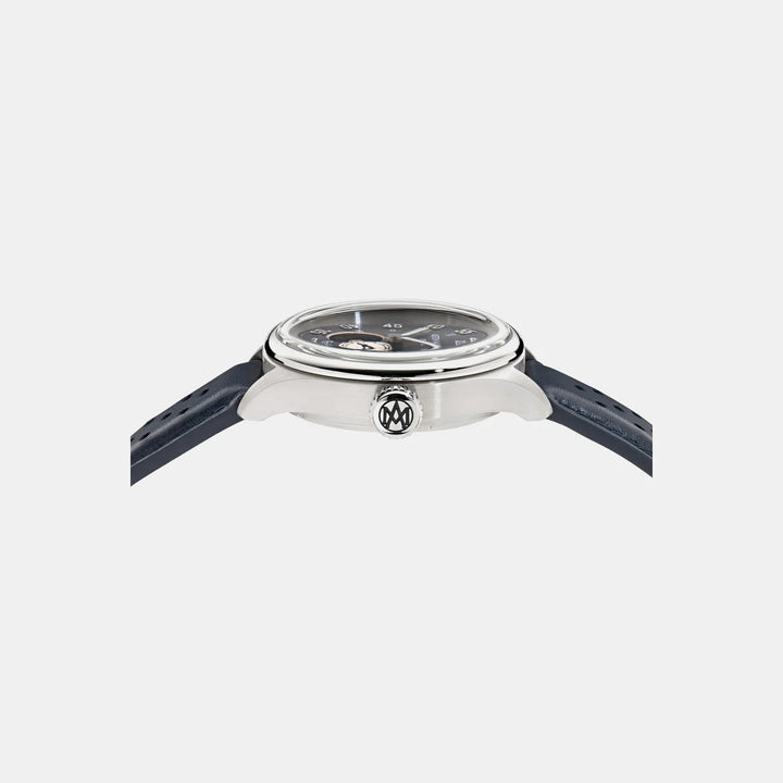 Aston Martin Timeless 41mm Blue Skeleton Dial Automatic Leather Men&