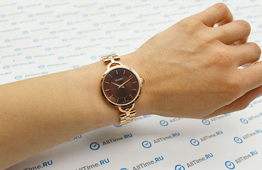 Balmain Orithia 32mm Brown Dial Stainless Steel Leather Strap