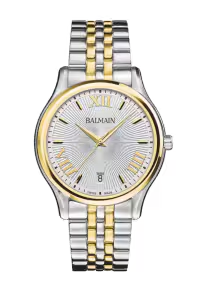 Balmain Beleganza Gent II 40mm Silver Dial Two-Tone Bracelet