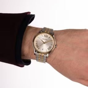 Balmain Beleganza Gent II 40mm Silver Dial Two-Tone Bracelet