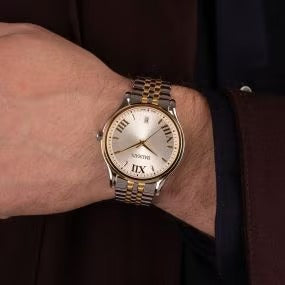 Balmain Beleganza Gent II 40mm Silver Dial Two-Tone Bracelet