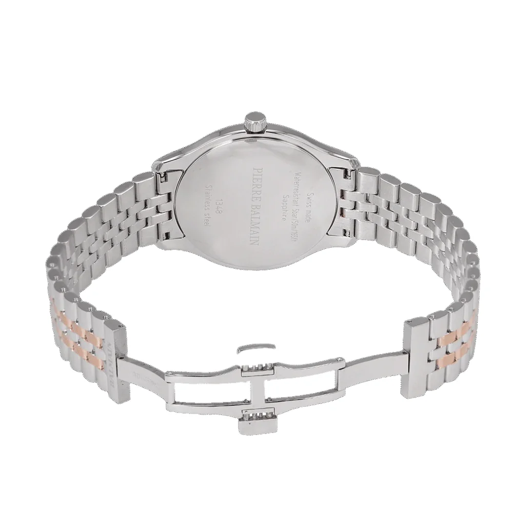 Balmain Beleganza Gent II 40mm Silver Dial Leather Strap