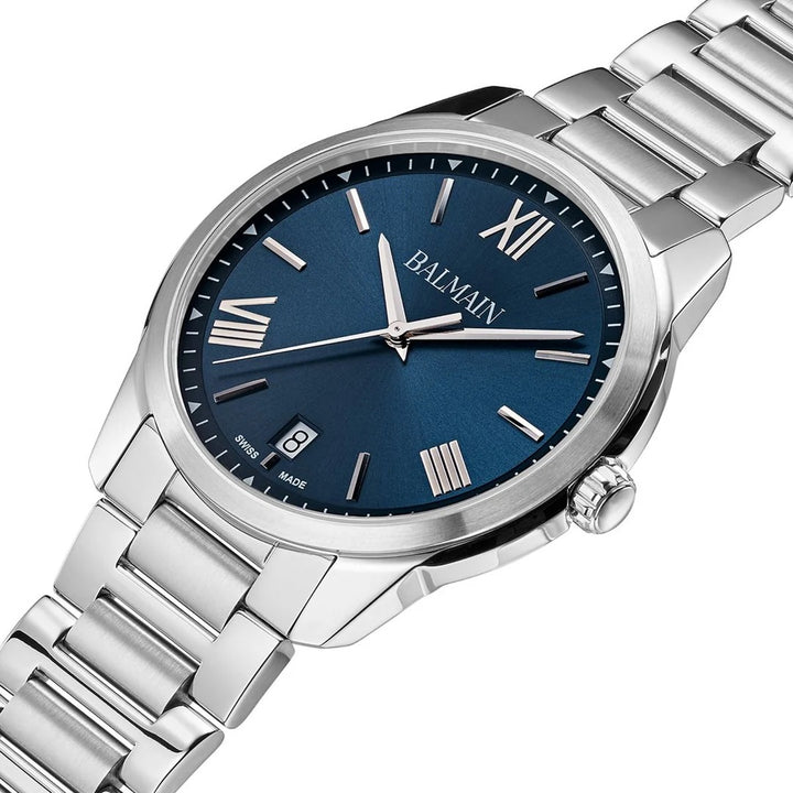 Balmain Madrigal Gent 42mm Blue Dial Stainless Steel