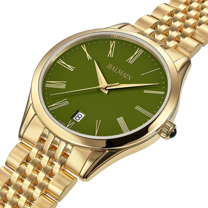 Balmain Classic R Gent 41mm Grey Dial Stainless Steel Bracelet