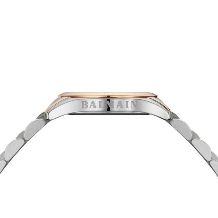 Balmain Classic R Lady 34mm White Pearl Dial Two-Tone Rose Gold Bracelet