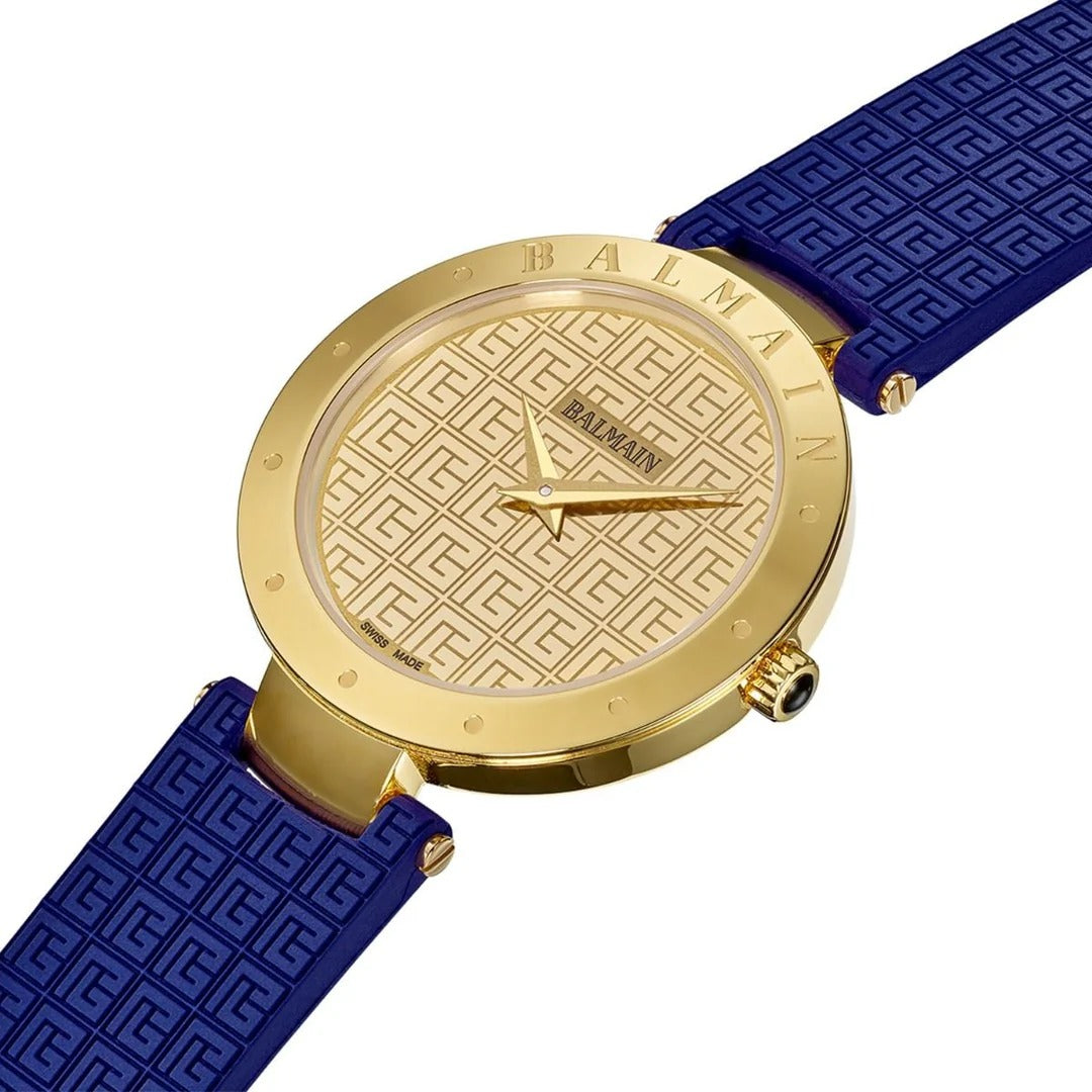 Balmain Balmainia Bijou 33mm Silver Dial Yellow Gold Bracelet