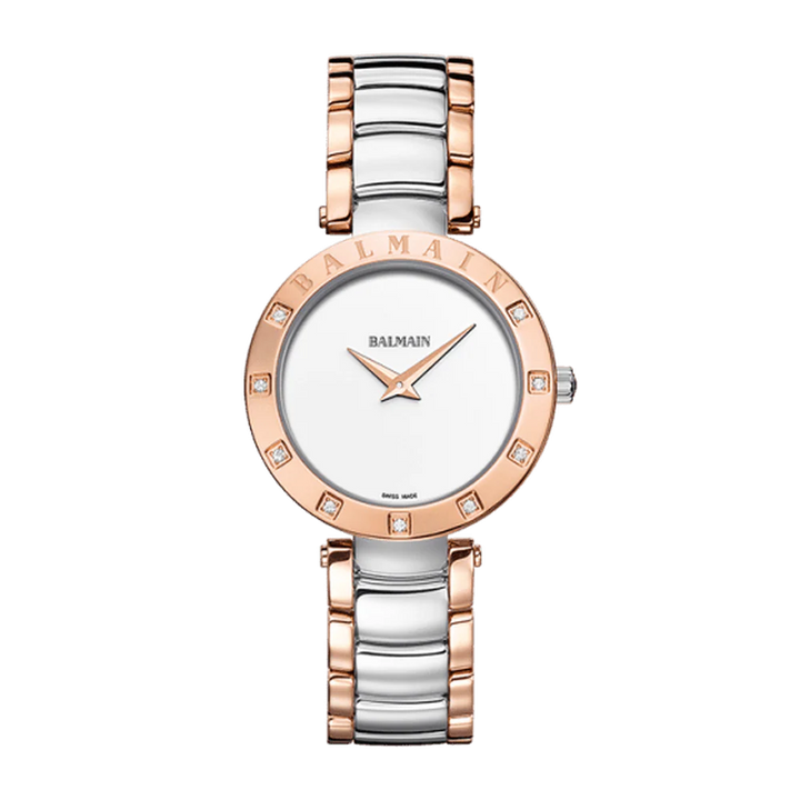 Balmain Balmainia Bijou 33mm Diamond-Set Silver Dial Stainless Steel