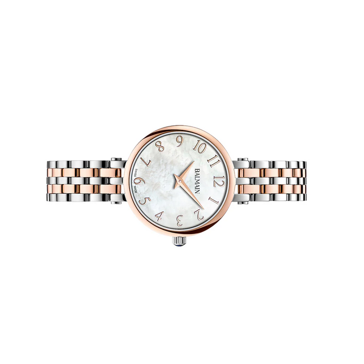 Balmain Sedirea 31mm White Mother-of-Pearl Dial Rose Gold Bracelet