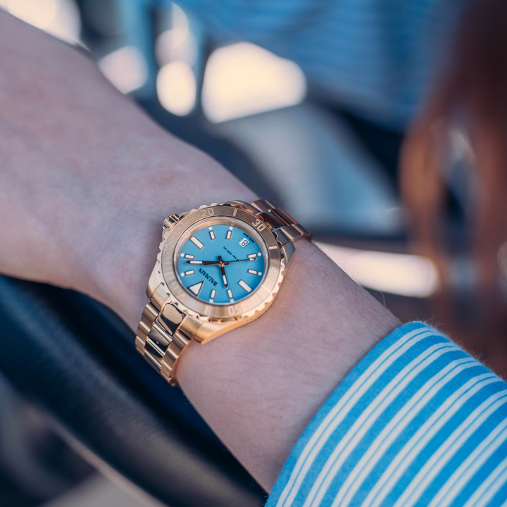 Balmain Ophrys Lady 34.5mm Blue Dial Stainless Steel Bracelet 200m