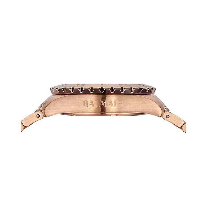 Balmain Ophrys Lady 34.5mm Sand Beige Dial Stainless Steel Leather Strap 200m