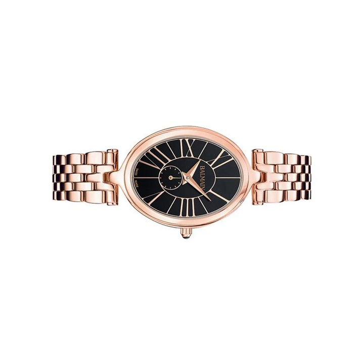 Balmain Haute Elegance Oval 26x31.7mm Silver Dial Stainless Steel Bracelet