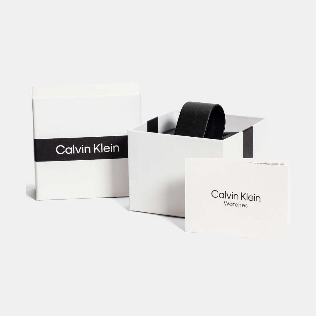Calvin Klein 25100066 Twisted Bezel Women 34mm Green Dial Stainless Steel Bracelet Quartz Watch