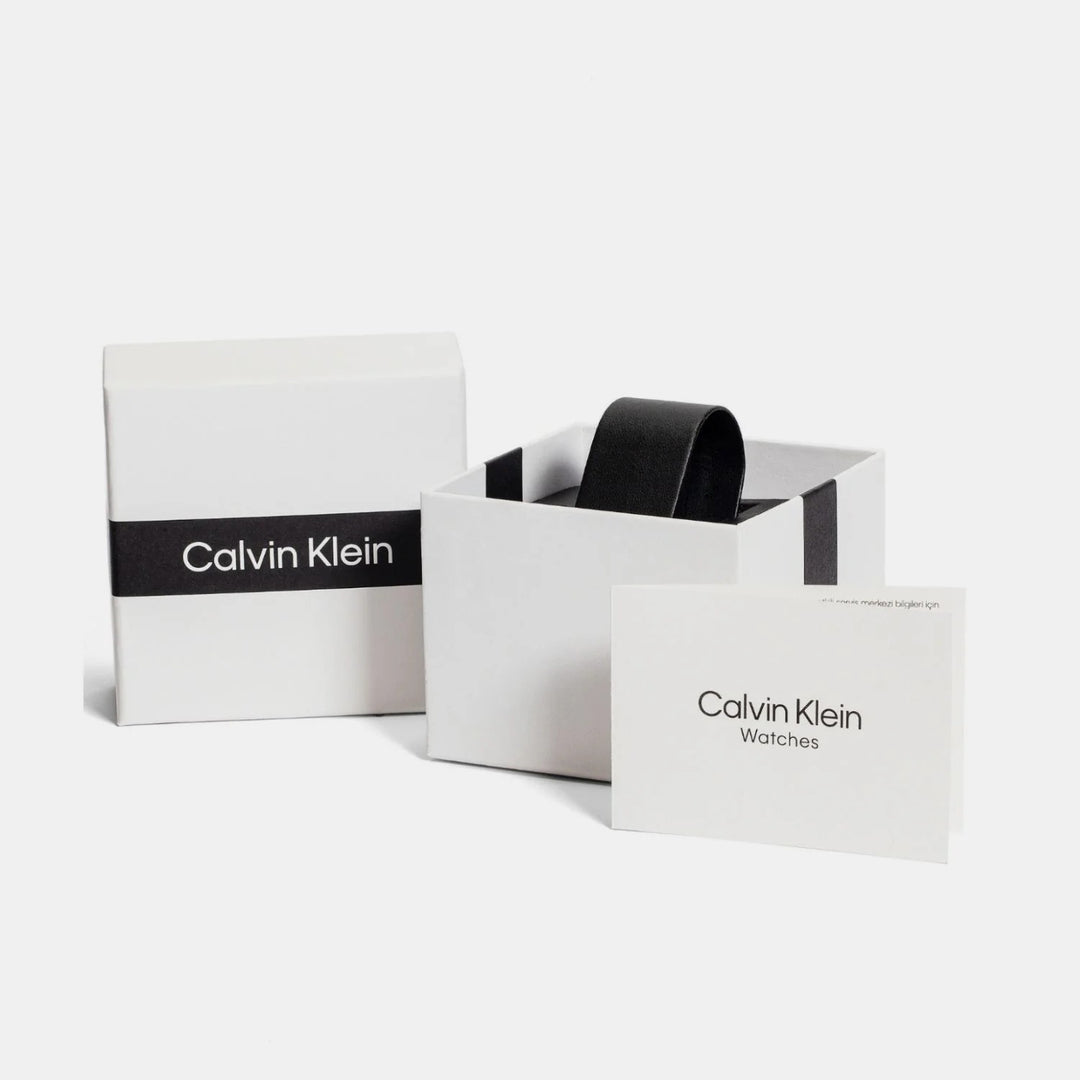 Calvin Klein Distinguish 25200441 Men’s Dark Green Dial Stainless Steel Bracelet Quartz Multi-Function Watch - 25200441