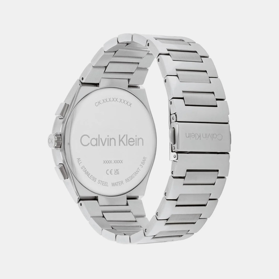 Calvin Klein Distinguish 25200441 Men’s Dark Green Dial Stainless Steel Bracelet Quartz Multi-Function Watch - 25200441