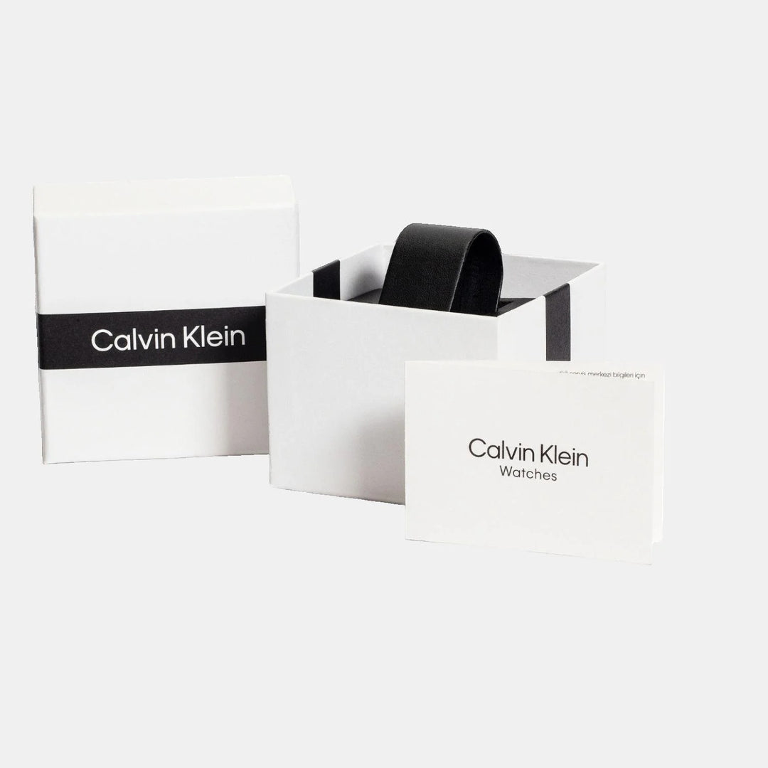 Calvin Klein Gauge 25200460 Men’s Blue Dial Blue Silicone Strap Quartz Multi-Function Watch - 25200460