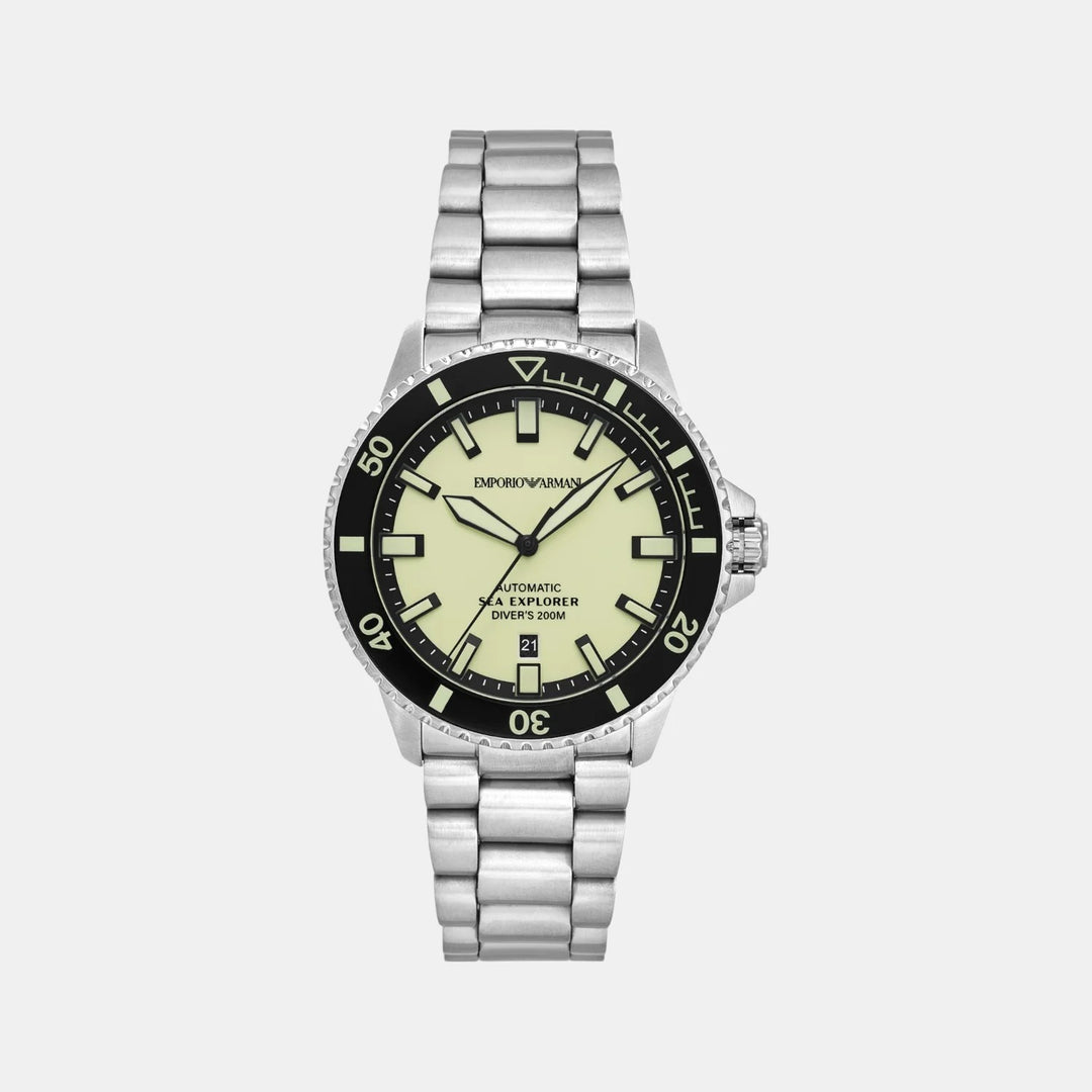 Emporio Armani Sea Explorer AR60083 Black Dial Chronograph Men&