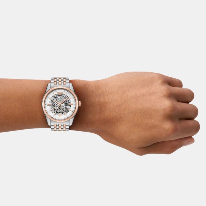 Emporio Armani Antonio AR60092 Silver Dial Automatic Men&