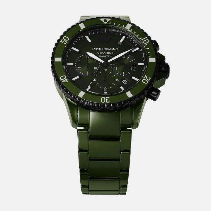 Emporio Armani Renato AR70011 Silver Dial Stainless Steel Men&
