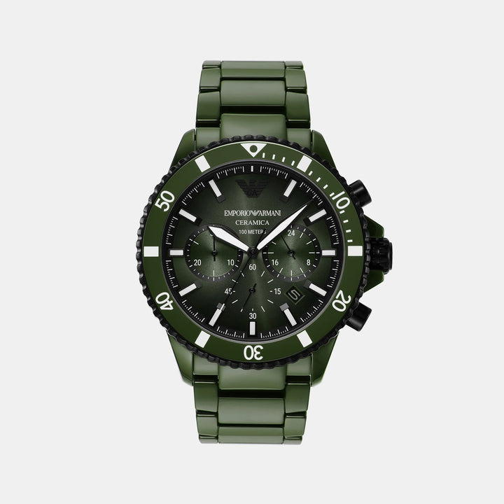 Emporio Armani Renato AR70011 Silver Dial Stainless Steel Men&