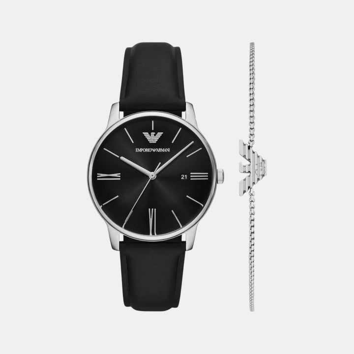 Emporio Armani Gift Set AR80079 Watch and Bracelet Set Men&