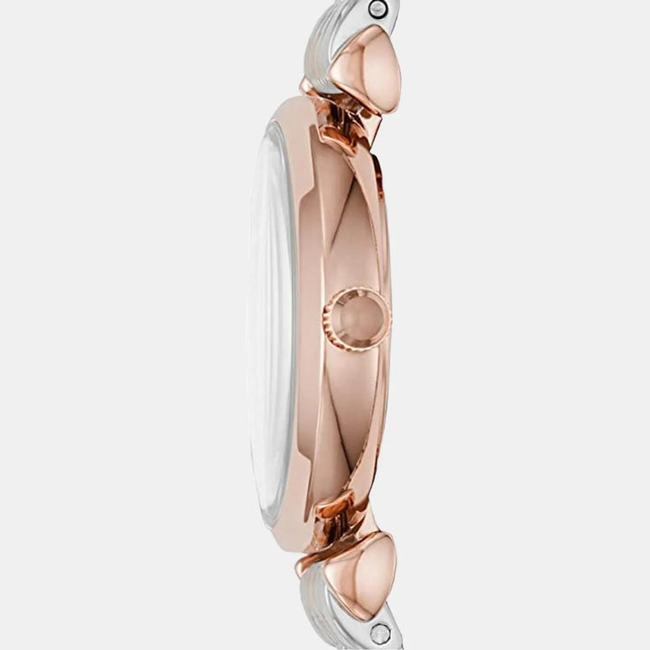 Emporio Armani Gianni T-Bar AR11223 Rose Gold Tone Women&