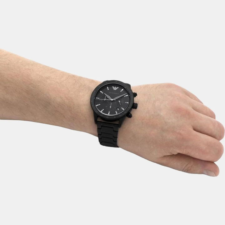 Emporio Armani Mario AR11242 Black Dial Chronograph Men&