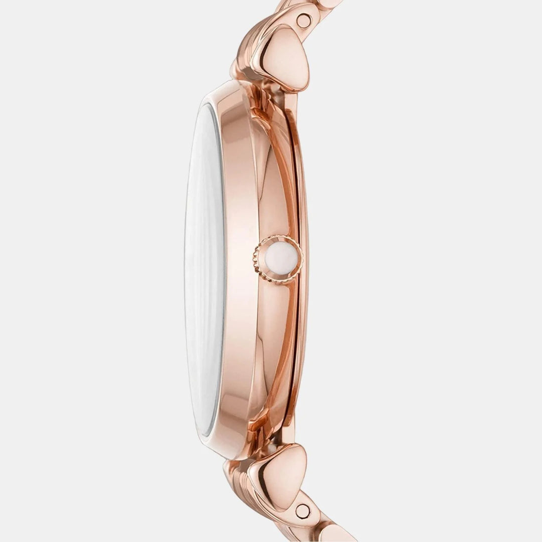 Emporio Armani Gianni T-Bar AR11244 White / Pink Dial Women&